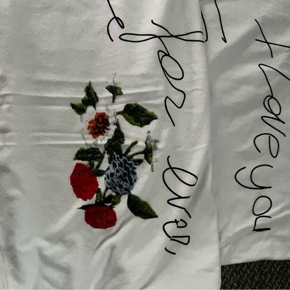 Tops - Floral Embroidered White Shirt​​​
